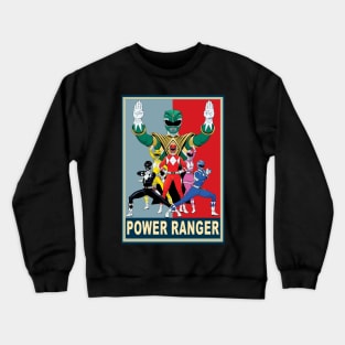 Pink Power Ranger's Fearless Battle Stance Crewneck Sweatshirt